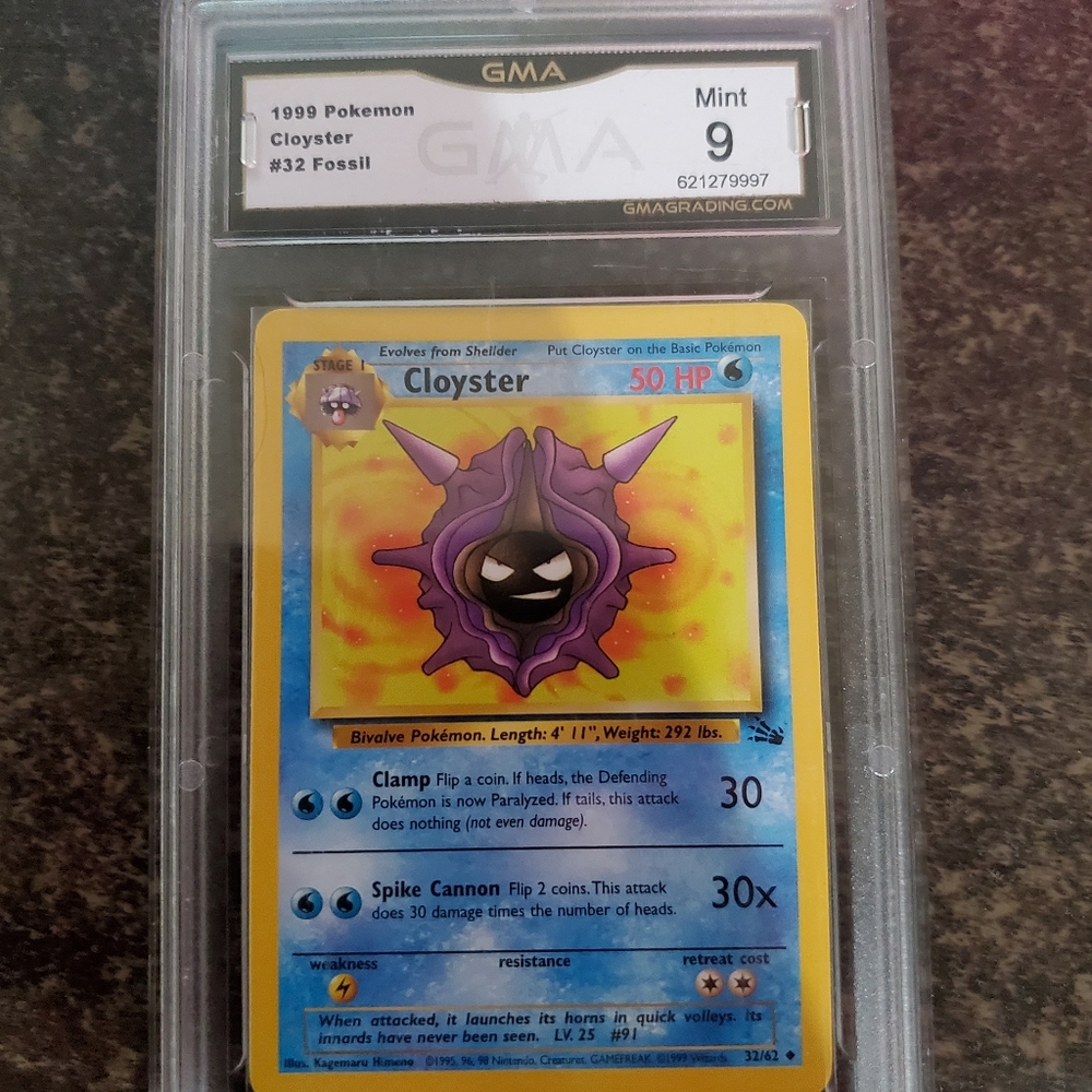 Pokemon Cloyster GMA Mint 9